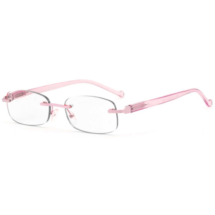 Dachuan Optical DRM368011 China Supplier Rimless Metal Reading Glasses With Cystal Color (11)